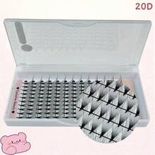 10D/16D/20D 0.05 Thickness 12 Rows Mini Box Portable Realistic Natural Looking Eyelash Extensions, Soft Mink Lashes - Black - View 9