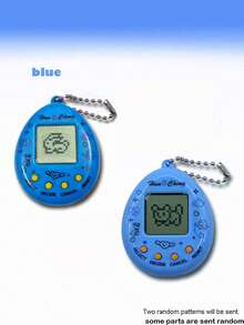 168 合 1 虚拟宠物游戏机，复古掌上游戏机，钥匙扣装饰，适合青少年、大学生、上班族的礼物（含电池）