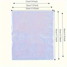 100pcs Transparent PVC Heat Shrink Bags, Industrial Grade Heat Shrink Packaging, Extra Large Gift Basket Heat Shrink Bags, Transparent Heat Shrink Film, Sealing Film, Heat Shrink Bags | Transparent Shrink Bags | Transparent Sealing Film | Heat Shrink Film - Multicolor - View 8