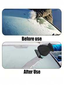 Multi-Function Car Ice Scraper & Snow Brush Set With Warm Gloves - Sturdy Winter Car Deicing Shovel & Scraper Portable Tool Kit, Windshield Scraper And Snow Shovel Attachments, Scratch-Free Ice Remover - One-Handed Operation, No External Tools Required - One Size Fits All - View 7