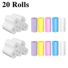 Instant Photo Refill Paper, Color Thermal Photo Paper Rolls, 10/20 Roll Packs Of Instant Photo Refill Paper, Compatible With Most Instant Printing Cameras. - Color - View 8