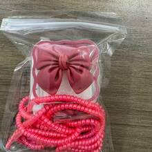 5pcs 20W Apple Charger Protector Case, With 3D Burgundy Cute Bow Charger Head And Phone Cable Protective Cover Suitable For IPhone 16/15/14/13 Charger Soft Shell Anti-Scratch - Burgundy - View 5