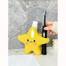 1. Giá đựng bàn chải đánh răng bằng nhựa hình ngôi sao dễ thương - Giá đựng đồ dùng phòng tắm độc lập với thiết kế mặt cười dễ thương, làm bằng nhựa, tiết kiệm không gian để đựng bàn chải và kem đánh răng. - Nhiều màu - Xem 7
