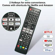 DTI control remoto universal compatibles con  - Funciona con todos los modelos de televisión - Negro - Ver 2