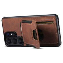 SUTENI 奢华仿皮卡包支架手机壳，磨砂质感，适用于三星 Galaxy S26 Ultra、S25 Plus、S24、S23，男女通用，送给亲朋好友和长辈的节日礼物 - 彩色 - 查看 12