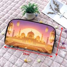 新款斋月长款钱包，可装硬币、现金、信用卡、身份证，长款设计，是感谢礼物、通勤礼物、节日礼物、生日礼物、情人节礼物、白领礼物的理想之选，带有卡槽和零钱包，女士钱包，情人节必备单品 - 彩色 - 查看 4