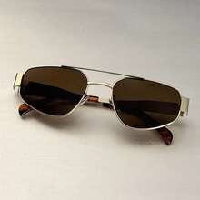 复古双梁方形/圆形镜框眼镜，男女通用，舒适防滑镜腿，适合日常出行和时尚街拍 - 彩色 - 查看 7