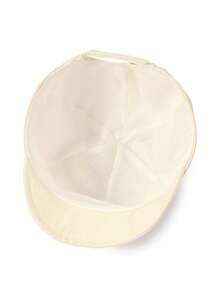 TUTUYA 0-12个月婴儿棒球帽，柔软舒适轻薄婴儿鸭舌帽，米色可爱小熊刺绣儿童可调节带遮阳帽 - 米色 - 查看 5