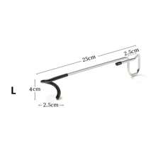 2个装鸟类喂食器挂钩，露营灯挂钩，庭院植物挂钩，防风树枝挂钩，适用于野生鸟类房屋喂食器支架、露营帐篷杆灯 - 銀色 - 查看 13