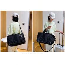 Waterproof Bag For Yoga, Gym And Workouts, Ideal For Travel, Swimming And Dancing. Can Also Be Used As A Shoulder Bag Or Sports Bag. - 黑色 - 查看 1