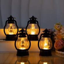 4支装斋月/开斋节月亮LED电子蜡烛，节日蜡烛，祝福蜡烛，氛围装饰灯，斋月装饰灯，卧室装饰灯，节日派对用品，节日装饰品，发光氛围灯 - 黃色 - 查看 11