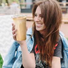 Set Of 50 - 24-Ounce Transparent Plastic Cups, Disposable Cups With Lids And Straws, Ideal For Serving Cold Beverages, Milkshakes, Smoothies, Iced Coffee, And Take-Out Drinks - Multicolor - View 5