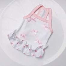 Vestito carino per animali domestici, decorazione a farfalla, adatto per barboncini e bichon frise, abbigliamento per animali domestici, vestito da principessa per gatti, primavera/estate - Multicolore - Visualizzare 10