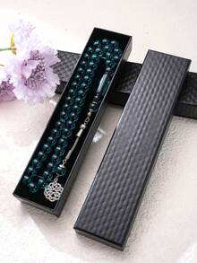 45颗亚克力念珠套装，穆斯林念珠手链，中东风格念珠，日常佩戴 - 彩色 - 查看 1