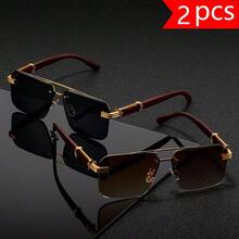 2副男士休闲时尚眼镜 - 彩色 - 查看 3