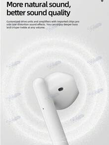 WoSD TWS 5.4 无线蓝牙耳机，立体声运动耳机，移动 HiFi 立体声音乐和麦克风，触控操作，低延迟游戏耳机 - 均碼 - 查看 4