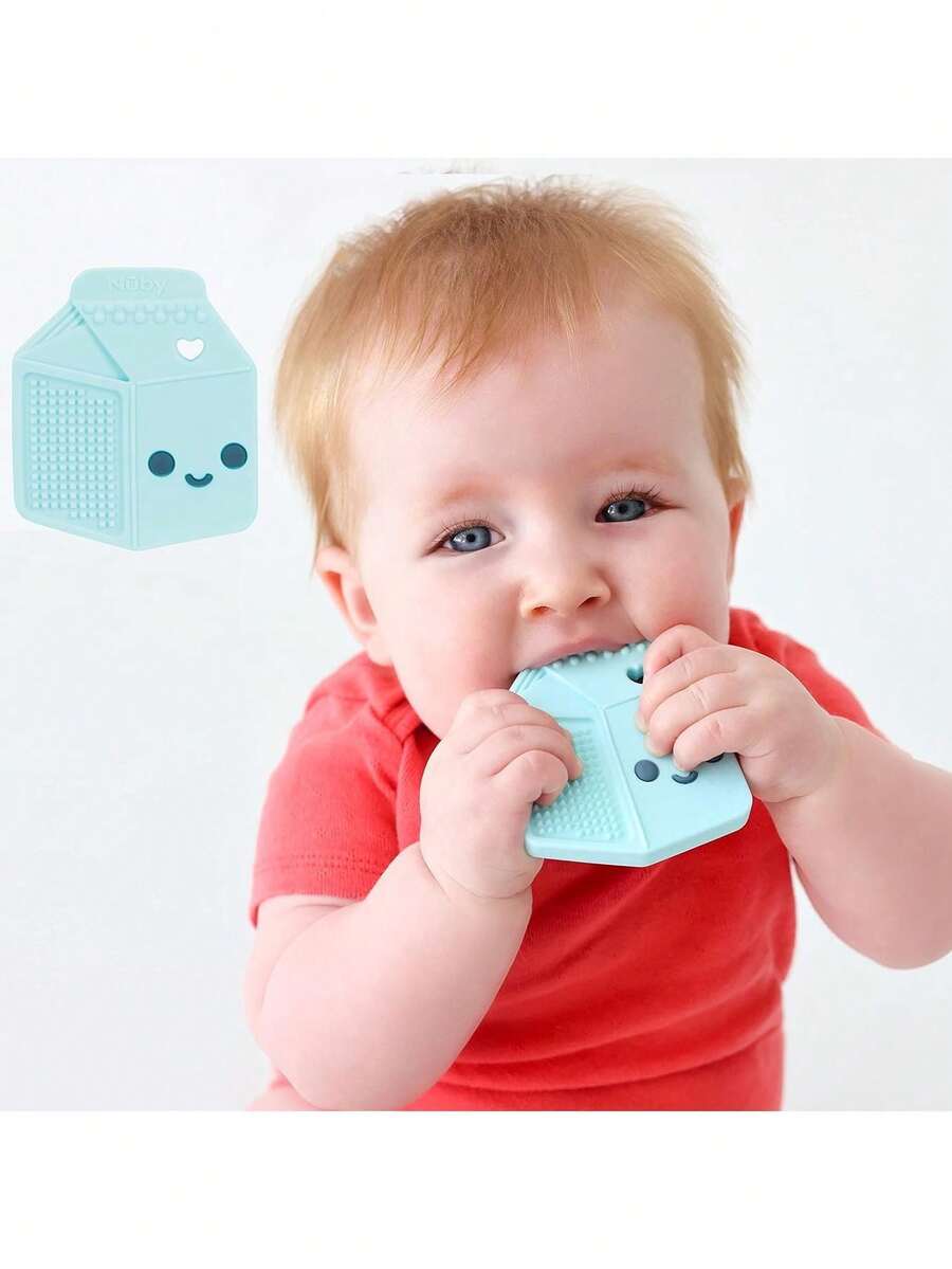 Mordedor de cartón de leche de silicona, para más de 3 meses,40920892 - Naranja Quemada - Ver 1