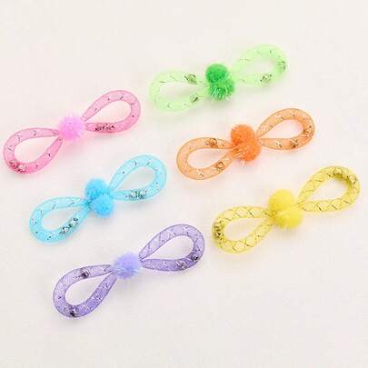 6pcs Pet Toys, Cat Toys, Throwing Toys, Self-Entertainment Toys, Scratch & Bite Resistant, With Bells & Sound