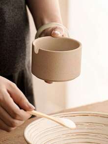 New Ceramic Seasoning Jars, Japanese Style Household Kitchen Spice Storage Cans, Commercial Monosodium Glutamate, Chili Powder, Sichuan Pepper, Salt, Sugar Canisters - Multicolor - View 6