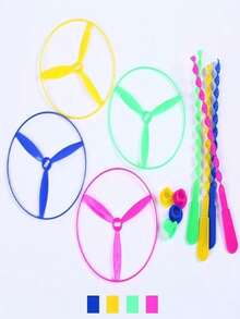 40 Pieces Hand Control Flying Saucers, Flying Disc Set, Fun Outdoor Flying Toy - Multicolor - View 4