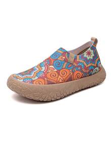 Women's Fashionable Casual Slip-On Shoes - Red - View 9