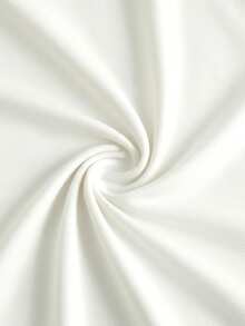 2pcs/Set Young Girl' Pink & White Ruffled Collar Polo Shirt Sweet Style Outfit - White - View 5