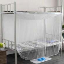 Toldo para Litera, Mosquitera para Cama, 4 Postes de Esquina, Litera, Cortina para Cama, Color (95x195x150cm),40870309 - Multicolor - Ver 6