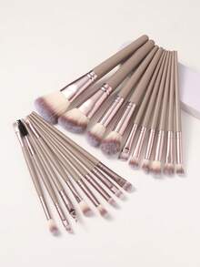 33PCS Makeup Tools Set Including:18PCS Makeup Brush Set+3PCS Mini Air Cushion Powder Puffs+3PCS Mini Makeup Sponges+3PCS Makeup Sponges+3PCS Triangle Powder Puffs+3PCS Air Cushion Powder Puff,All-In-One & Beginner-Friendly | Travel-Ready & Gift-Ready | Perfect For Newbies/Her ﻿ - Multicolor - View 2