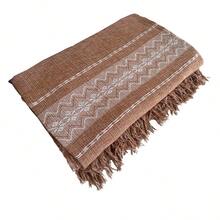Luxury Giant Sofa Throw 240m X 180m - SAND DETAIL - View 2