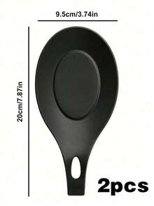 2/3pcs Easy Clean Heat Resistant Spoon Rest, Kitchen Essentials, Silicone Spoon Holder, Heat Insulation Spoon Mat, Condiment Dish Pad, Dining Spoon Rack, Vegetable Prep Tray, Household Tools, Perfect For Party & Holiday Cooking, New Year Gift, Friend Gift - Multicolor - View 11