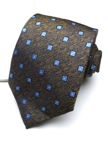 1pc Unisex Square Handmade Necktie, Suitable For Casual, Street, Daily, Party, Business, Wedding - Multicolor - View 12