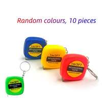 5/10/20pcs Mini Retractable Tape Measure Keychain - 1m/3ft - Portable Metal Plastic Pocket Ruler, Sewing Measuring Tape, Household Sewing Ruler, Keychain For Carrying, Suitable For Various Gatherings And Gifts, Sewing Tools, Measuring Tools, Great For Giving To Family, Friends And Colleagues.