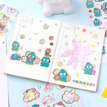 1pc New Japanese Anime Cute And Attractive Cartoon Peripheral Stickers, Fun Stickers With High Beauty And Cuteness, Dopamine Girl Heart High Beauty Stickers - Multicolor - View 4
