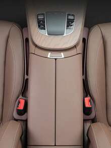 40cm/15.7inch Soft Gel Car Seat Gap Filler - Christmas Gift, Car Seat Organizer, Fits Tightly To Seat And Armrest Edges, Car Essentials - Upgrade - One Size Fits All a - View 2