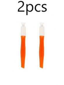 2/4pcs Multi-Functional Vacuum Nail Art Pen - Professional Nail Care Assistant, Easy To Paste And Apply Base Coat, Odorless, Orange & White Design, Precise Manicure, Accurate Nail Painting | Ergonomic Design | Durable Plastic Structure - Multicolor - View 13