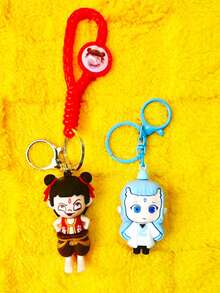 Móc khóa hoạt hình Nezha & Ao Bing (1 cái/2 cái), mặt dây chuyền túi đôi, quà tặng nhỏ ngày lễ, quà lưu niệm, móc khóa Nezha phiên bản Q, mặt dây chuyền Nezha & Ao Bing CP, phụ kiện Nezha The Demon Child, móc khóa Nezha & Ao Bing dễ thương, móc khóa Nezha & Ao Bing phiên bản Q, phụ kiện hoạt hình quốc gia, móc khóa sáng tạo cá nhân hóa, quà sinh nhật. - Nhiều màu - Xem 13