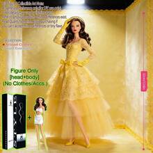 12.6in 1/6 BJD/MJD Supermodel Doll, 12-Joint Posable Ball-Jointed Toy, Realistic Modifiable Makeup, Exquisite Contour, Fluffy Voluminous Hair, Chic Silhouette, Desktop Display, No Clothing - DollOnlyNoAttire - View 24