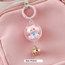 可爱3D铃铛猫钥匙扣，时尚包包挂饰，少女创意小礼物，完美礼物，生日礼物，情人节礼物 - 彩色 - 查看 15