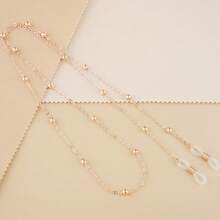 Beaded Glasses Chain Hanging Chain Glasses Accessories Glasses Chain Neck Hanging Glasses Chain Sunglasses Chain Rope Hanging Rope - Rose Gold - View 4