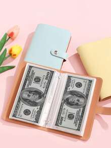 100 个预算和储蓄挑战活页夹信封套装 - 经济实惠、多功能、便携且井然有序的储物袋，非常适合返校学生或储蓄目标。适用于学校用品、返校 - 彩色 - 查看 4