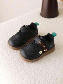 1双新款秋冬婴儿鞋、幼儿鞋、儿童鞋、女童运动防滑鞋 - 黑色 - 查看 2
