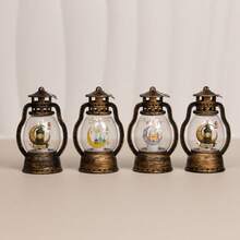 4支装斋月/开斋节月亮LED电子蜡烛，节日蜡烛，祝福蜡烛，氛围装饰灯，斋月装饰灯，卧室装饰灯，节日派对用品，节日装饰品，发光氛围灯 - 黃色 - 查看 3