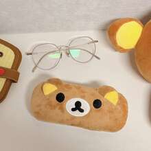 Bear Plush Glasses Case Cartoon Anime Sunglasses Case Organizer Cute Kawaii Glasses Box Spectacle Eyeglass Cases IF9T - A - 查看 5