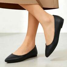 lunryet Women's Chunky Closed Toe Low Block Heels Work Pumps Comfortable Dress Wedding Shoes For Party Office EPIC-1 - 黑色 - 查看 4