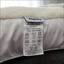 Aafan 10cm Teddy Fleece Microfiber Mattress Topper Reversible Bed Protector Cover Soft, Warm & Breathable - Creamy White - View 8