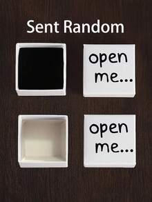 Exquisite "Open Me" Surprise Gift Box, Containing Resin Heart Pendant And "I Love You" Message Card - Perfect For Birthday, Wedding, Anniversary, Valentine's Day And Other Special Occasions, Also Suitable As Proposal Gift Box Or Love Pocket Hug Card. - Multicolor - View 6