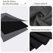 Kzings Divisor de Habitación de 3 Paneles Pantalla de Privacidad Independiente Separador de Habitación 259 Ancho x 180 Alto cm de Habitación Biombo Divisor Portátil de 3 Paneles con Ruedas - 180 cm - Ver 5