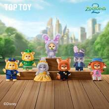 Miniso Zootopia New Journey Plush Blind Box, Judy Hopps & Nick Wilde Movie Merchandise Figurine Pendant - Multicolor - View 10