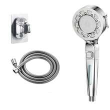 1pc RV Shower Head With Hose, High Pressure 360° Rotating Shower Head Replacement With Switch, 3 Modes Handheld Shower Head, Suitable For RV/Camper/Travel Trailer