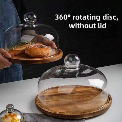 מדף תבלינים מסתובב 360°, פטיפון רב תכליתי (ללא מכסה), צנצנת תבלינים למטבח, מארגן אחסון רוטב וחומץ, צלחת פירות